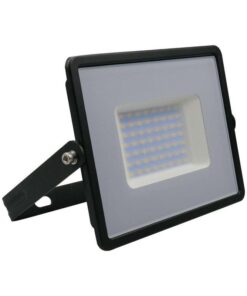 Faro Led Flood Light 50W 4300lm IP65 Slim 198X167X28mm Carcassa Nera Luce 4000K SKU-215959