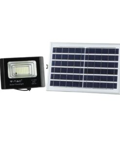 Faro Led Flood Light Con Pannello Solare 12W Neutro 4000K IP65 Telecomando Incluso SKU-8573