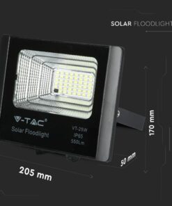 Alternative view of Faro Led Flood Light Con Pannello Solare 12W Neutro 4000K IP65 Telecomando Incluso SKU-8573