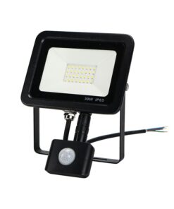 Alternative view of Faro Led Flood Light Slim 30W IP65 Bianco Neutro Carcassa Nera Sensore PIR Opzionale CL1918