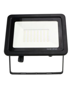 Faro Led Flood Light Slim 50W IP65 Bianco Neutro Carcassa Nera Sensore PIR Opzionale CL1918