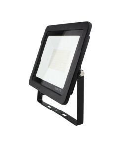 Faro Led Flood Light Slim 100W IP65 Bianco Neutro Carcassa Nera Sensore PIR Opzionale CL1918