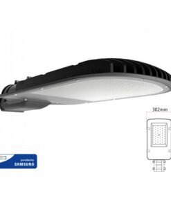Lampione Stradale Led 30W Chip Samsung Freddo 6400K Street Lamp Per Strada Giardino Villa SKU-21538