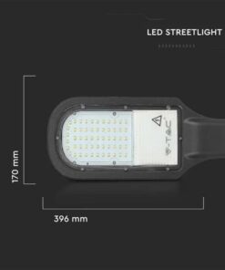 Alternative view of Lampione Stradale Led 50W Chip Samsung Freddo 6400K Street Lamp Per Strada Giardino Villa SKU-21540