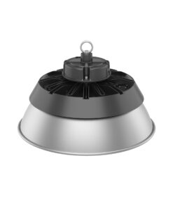 Faro LED Industriale UFO 200W 150W 100W Regolabile, 32000LM 160lm/W 4000K Neutro IP65 Dimmerabile 0-10V, Lampada LED High Bay Rotonda per Capannoni Magazzini 5 Anni Garanzia