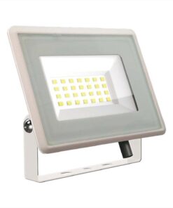 Faro Led Flood Light 20W 1650lm IP65 Slim 120x105x27mm Carcassa Bianca Luce 4000K SKU-6741