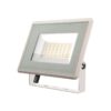 Faro Led Flood Light 200W 17600lm IP65 Slim 400x333x33mm Carcassa Bianca Luce 4000K SKU-6735