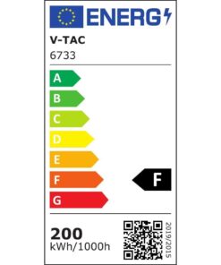 Faro Led Flood Light 200W 17600lm IP65 Slim 400x333x33mm Carcassa Nera Luce 4000K SKU-6733