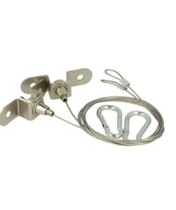 Kit Staffa Di Fissaggio A Sospensione Per Proiettore Led Lineare FE1150N Con Fischer Vite Moschettoni