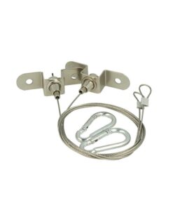 Alternative view of Kit Staffa Di Fissaggio A Sospensione Per Proiettore Led Lineare FE1150N Con Fischer Vite Moschettoni