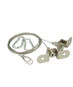 Kit Staffa Di Fissaggio A Sospensione Per Proiettore Led Lineare FE1150N Con Fischer Vite Moschettoni