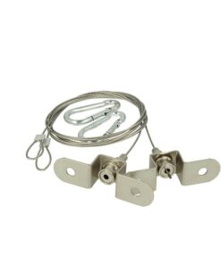 Kit Staffa Di Fissaggio A Sospensione Per Proiettore Led Lineare FE1150N Con Fischer Vite Moschettoni