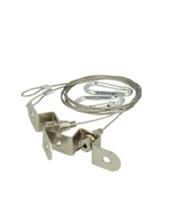 Kit Staffa Di Fissaggio A Sospensione Per Proiettore Led Lineare FE1150N Con Fischer Vite Moschettoni