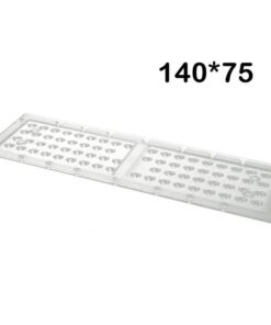 Lente 140*75 Gradi Doppio Angolo Per Modulo Del Proiettore Led FE3150N FE1150N Compreso Guaine Silicone Per Illuminazione Stradale