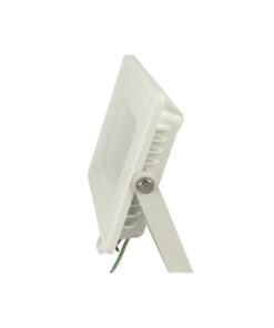 Faro Led Flood Light 30W IP65 Bianco Caldo Super Slim Carcassa Bianca Chip Samsung Garanzia 5 Anni SKU-403