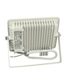 Alternative view of Faro Led Flood Light 30W IP65 Bianco Naturale Super Slim Carcassa Bianca Chip Samsung Garanzia 5 Anni SKU-404