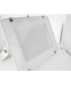 Faro Led Flood Light 200W IP65 Bianco Freddo Super Slim 56mm Carcassa Bianca Samsung Garanzia 5 Anni SKU-421