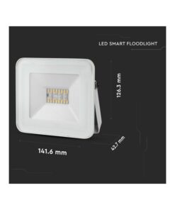 Alternative view of Faro Led Flood Light Carcassa Bianca 20W RGB CCT Dimmerabile IP65 Bluetooth 3 in 1 Controllabile da App SKU-5984