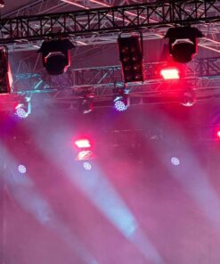 Faro Proiettore Led Flood Light 10W Colore Rosso IP65 Interno Esterno Carcassa Nera SKU-5989