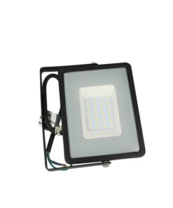Faro Led Flood Light 30W IP65 Bianco Naturale Super Slim Carcassa Nera Smd Samsung Garanzia 5 Anni SKU-401