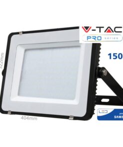 Alternative view of Faro Led Flood Light 150W IP65 Bianco Freddo 6400K Super Slim 52mm Carcassa Nera Samsung Garanzia 5 Ann SKU-477