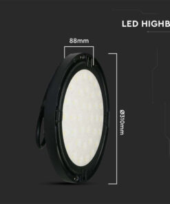 Alternative view of Campana Industriale LED SMD 200W 120LM/W UFO Colore Nero 110° 4000K IP65 SKU-7812