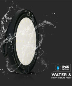 Campana Industriale LED SMD 200W 120LM/W UFO Colore Nero 110° 4000K IP65 SKU-7812