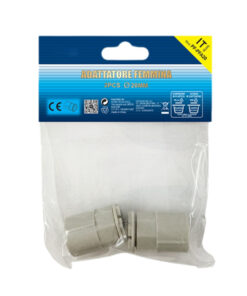 Alternative view of 2 Pezzi Manicotto Giunto Raccordo Tubo-Scatola 20mm per Tubo Rigido e Flessibile da 20mm Colore Grigio IP40