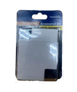 Alternative view of 2 Pezzi Connettore Angolare Per Canaline Passacavi 40X40mm, Angolo Esterno 90°, Colore Bianco