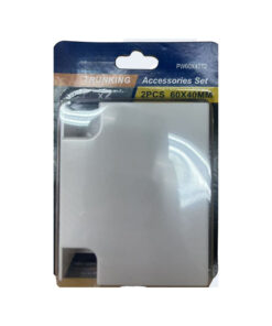 Alternative view of 2 Pezzi Connettore Forma T Per Canaline Passacavi 60X40mm, Colore Bianco