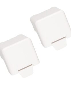 Alternative view of 2 PZ Angolo Esterno Connettore Angolare Per Canaline Passacavi 20X10mm Made In Italy