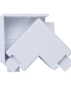 Alternative view of 2 PZ Angolo Piano Connettore Angolare Per Canaline Passacavi 30X10mm Made In Italy