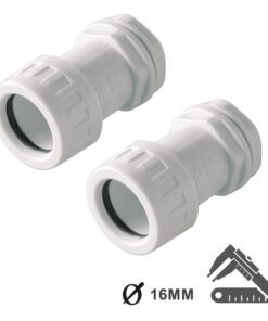 2 PZ Bloccatubo Raccordo Tubo Scatola Diametro 16mm per Tubo Rigido IP65