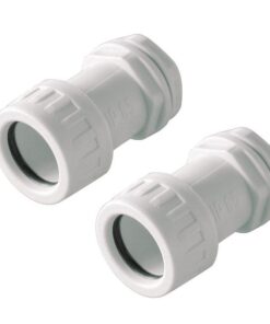 2 PZ Bloccatubo Raccordo Tubo Scatola Diametro 20mm Per Tubo Rigido IP65 Made In Italy