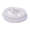 Spirale Avvolgi Cavo Flessibile Guaina Raccogli Organizzer Cavi Fermaglio Guidafilo Incluso 1,8M D15mm Bianco