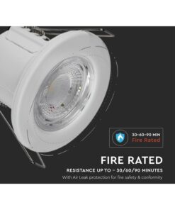 Alternative view of Faretto Led da Incasso Dimmerabile 5W 6400K Colore Bianco IP65 Resistente al Fuoco Senza Driver SKU-8181