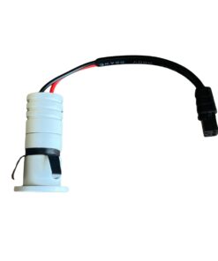 Alternative view of 2 Pezzi Mini Faretto Led Da Incasso Rotondo, Carcassa Bianca 4000K, 1W 80LM 220V, Ø22*40mm, Foro 17mm, Angolo 15° IP20