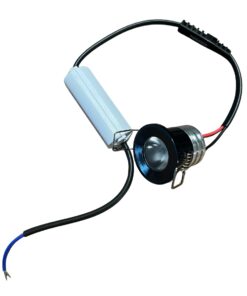 Alternative view of 2 Pezzi Mini Faretto Led Da Incasso Rotondo, Carcassa Nera 3000K, 2.5W 220LM 220V, Ø32*29mm, Foro 27mm, Angolo 15° IP20