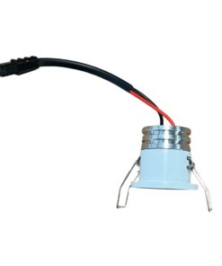 2 Pezzi Mini Faretto Led Da Incasso Rotondo, Carcassa Bianca 4000K, 2.5W 220LM 220V, Ø32*29mm, Foro 27mm, Angolo 15° IP20