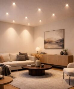 Mini Faretto Led Da Incasso Rotondo 3W 220V 3000K Φ35*H38mm Foro 30mm Carcassa Nera Sostituibile Angolo 15° CRI≥80 UGR≤10 IP20