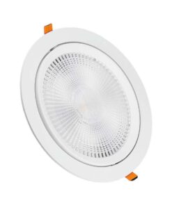 Faretto Led Da Incasso Orientabile 20W Cob Caldo 3000K Diametro 170mm Foro 145mm Chip Samsung SKU-21842