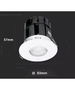 Faretto Led da Incasso Rotondo 10W CCT IP65 Bluetooth Dimmerabile Resistente al Fuoco 90 Minuti SKU-1424