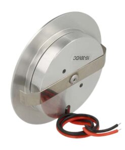 Mini Faretto Led Da Incasso Rotondo 3W AC/DC 12V DC 24V Bianco Caldo Foro 50mm Carcassa Alluminio Satinato