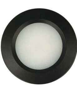 Mini Faretto Led Da Incasso Carcassa Nera Rotondo 3W AC/DC 12V DC 24V Bianco Caldo Foro 50mm
