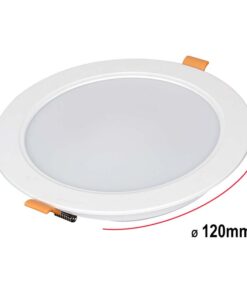 Faretto Led Da Incasso Rotondo 9W 900LM Freddo 6000K Diametro 120mm Montaggio 2 In 1 Da Plafone e Da Incasso