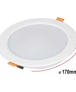 Alternative view of Faretto Led Da Incasso Rotondo 18W 1800LM Freddo 6000K Diametro 170mm Montaggio 2 In 1 Da Plafone e Da Incasso