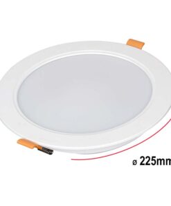 Alternative view of Faretto Led Da Incasso Rotondo 24W 2400LM Freddo 6000K Diametro 225mm Montaggio 2 In 1 Da Plafone e Da Incasso