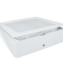 Faretto Led Da Incasso Quadrato 18W 1800LM Freddo 6000K 170X170mm Montaggio 2 In 1 Da Plafone e Da Incasso