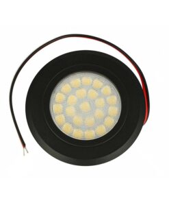 Mini Faretto Led Da Incasso Touch Dimmer Controllo Carcassa Nera 6000K DC12V DC24V 3W Foro 55mm