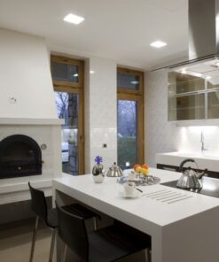 Faretto Pannello Led Da Incasso Quadrato Senza Bordo 18W Bianco Neutro Foro Adattabile Da 75mm a 150mm SKU-737